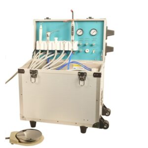 Portable Dental Cart Unit with Compressor and Scaler - DentalKeys