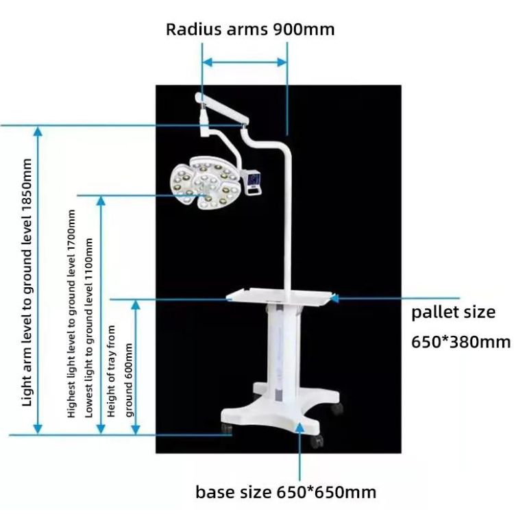 luxury 38w led surgical dental implant lamp