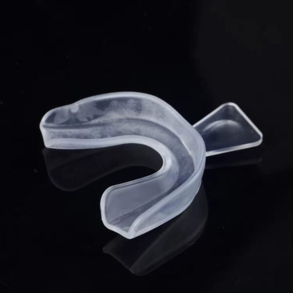 eva thermoforming transparent teeth whitening oral tray with handle