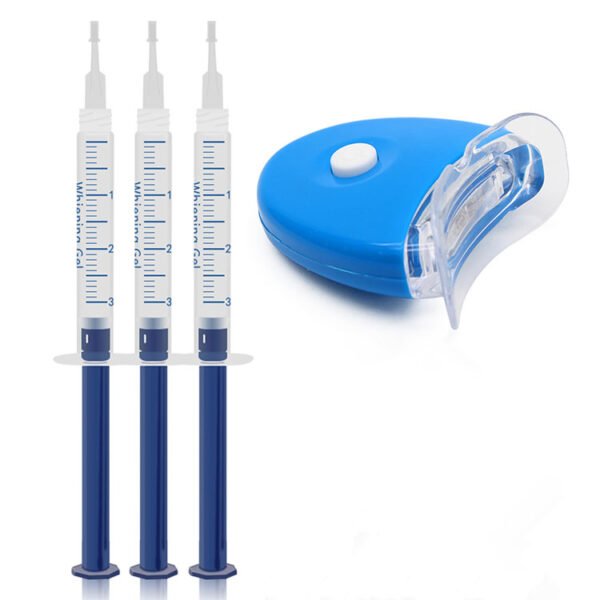 home teeth whitening kit with blue light