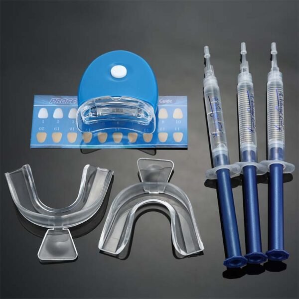 home teeth whitening kit with blue light