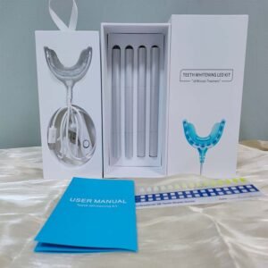 home teeth whitening kit with usb light