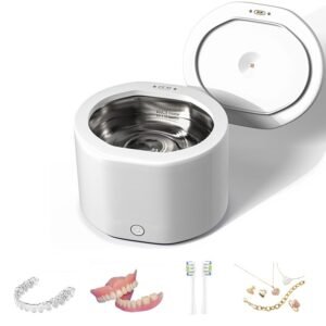 oem mini dental ultrasonic cleaning machine with 200ml stainless tank