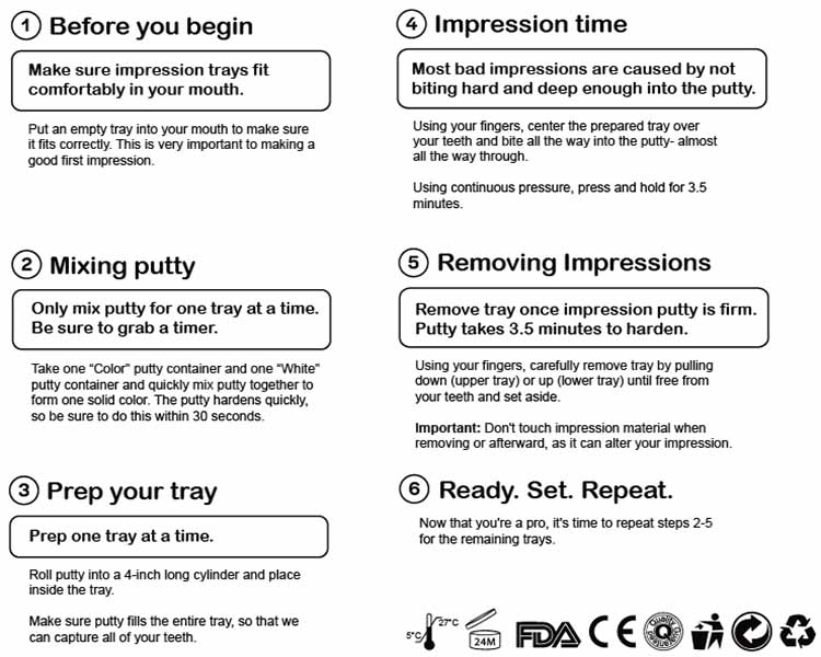 dental lmpression kit （3+1）